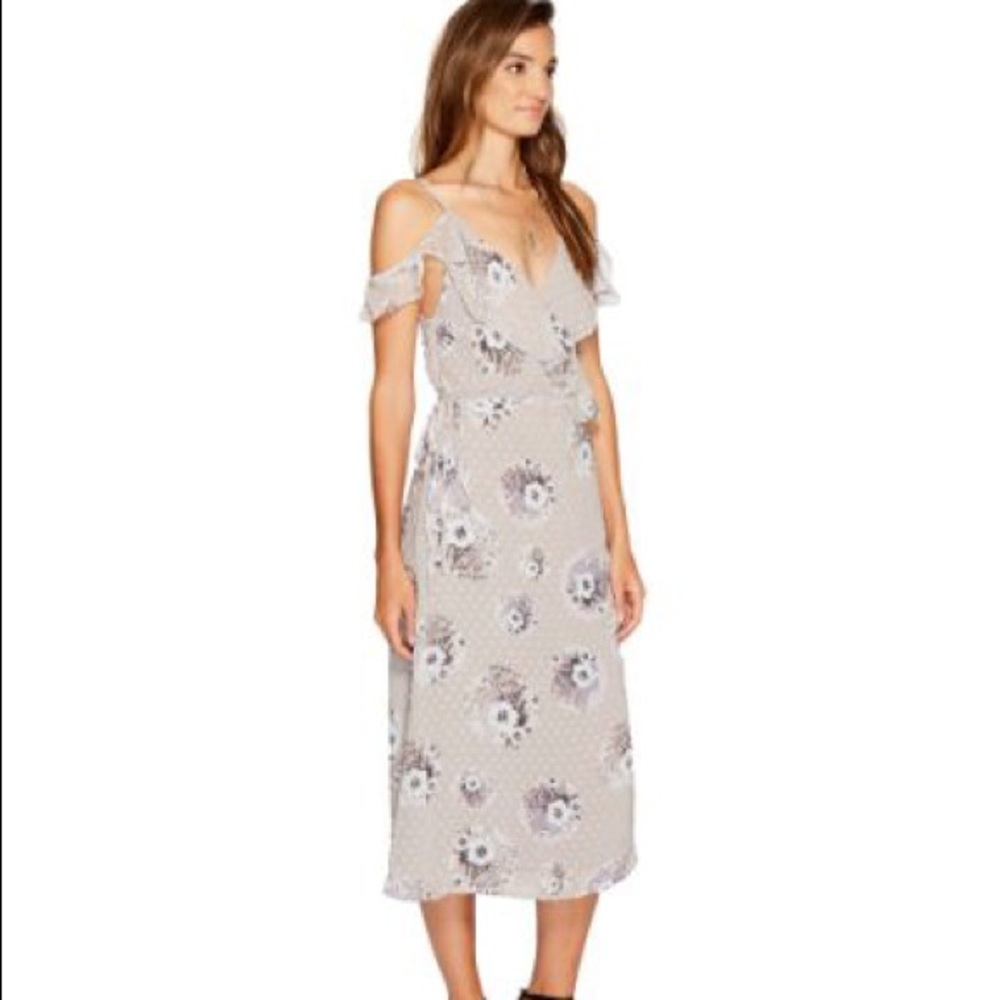 NWT Anthropologie Bishop & Young Floral Wrap Dress